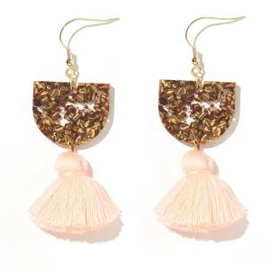 EMELDO DESIGN Annie Earring bronze with peach