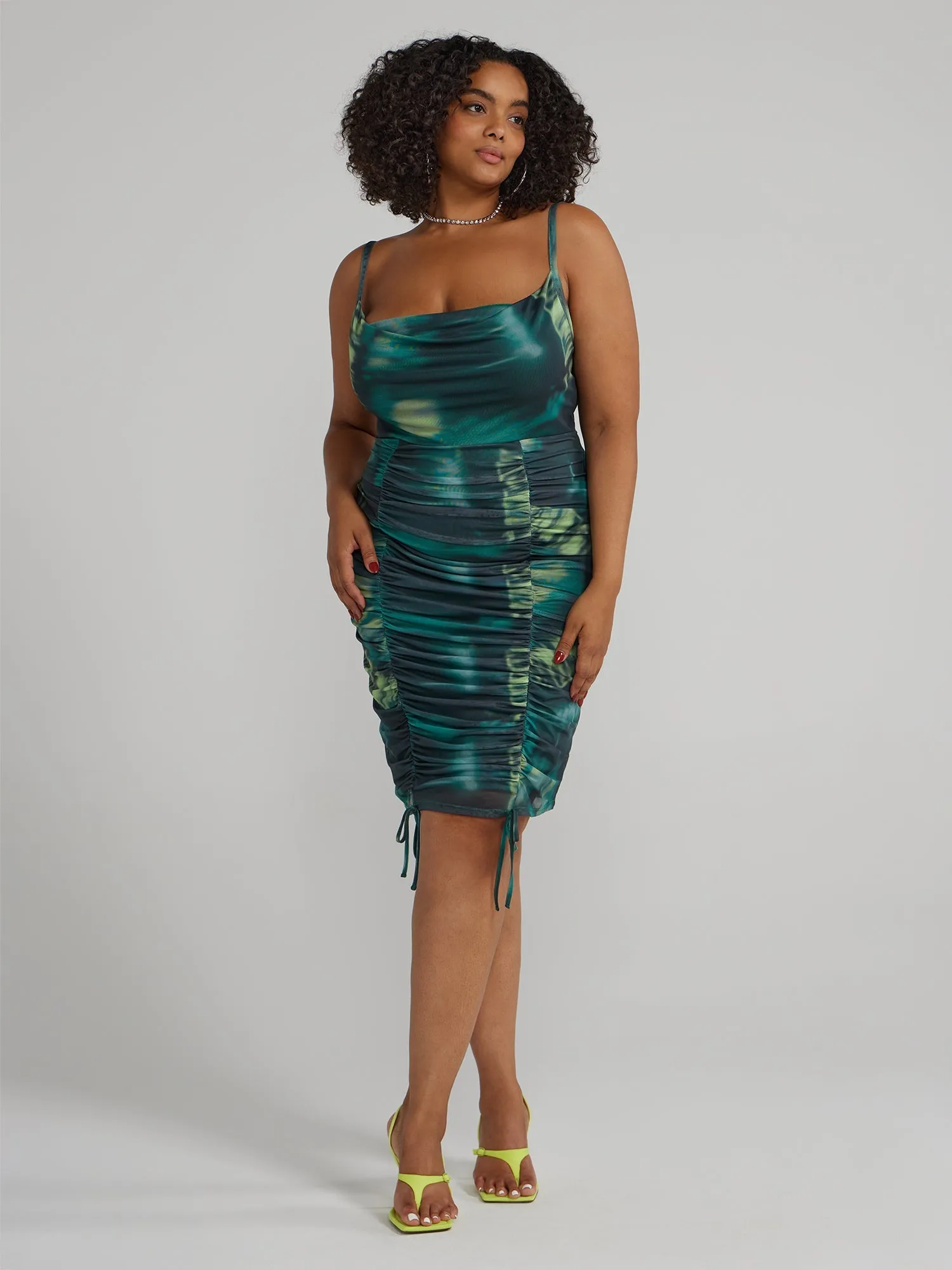 Fashion To Figure - Sleeveless Ruched Detail Dress
