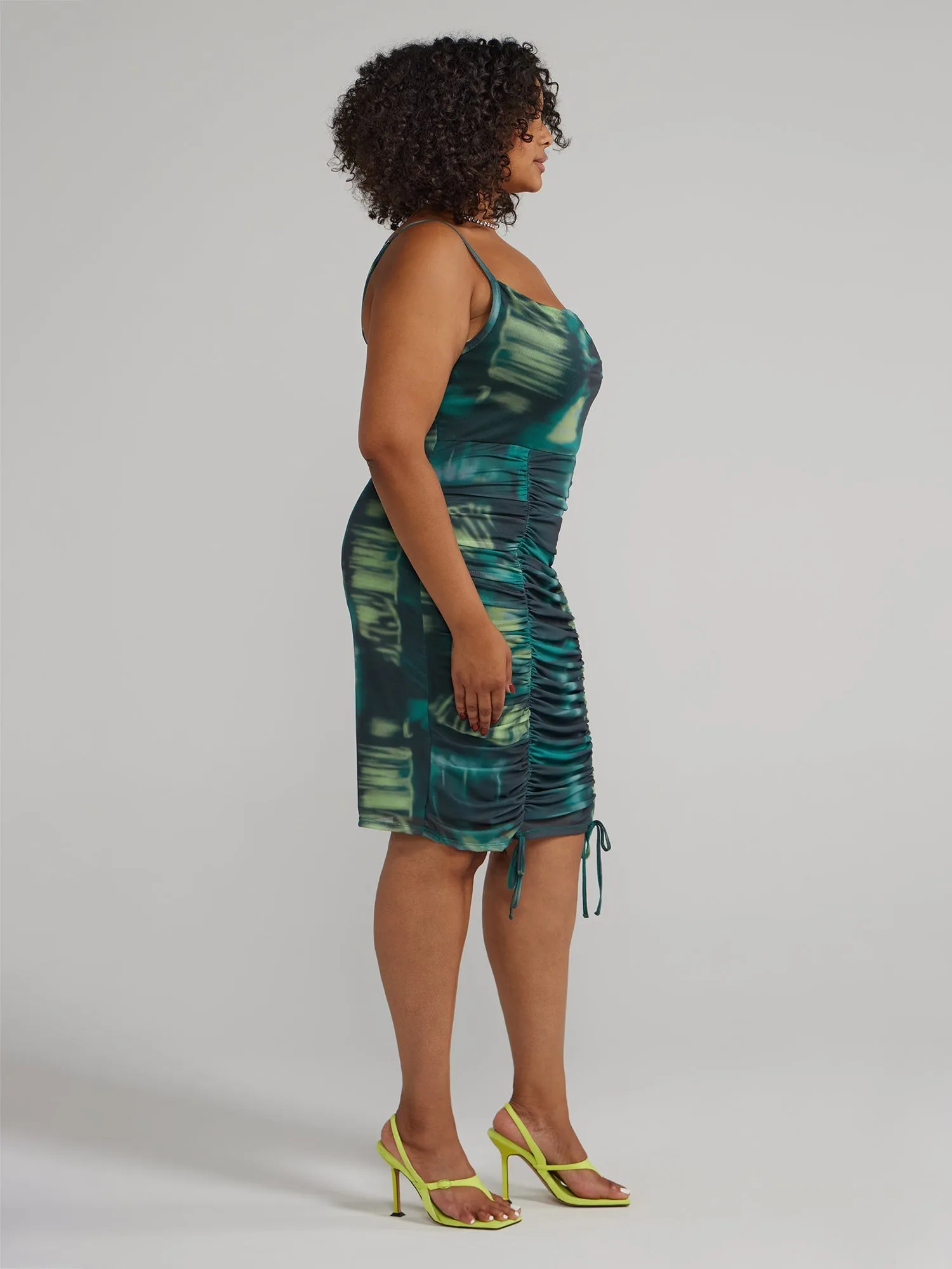 Fashion To Figure - Sleeveless Ruched Detail Dress