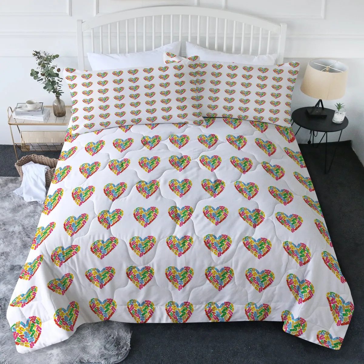 Flip Flops in my Heart Comforter Set