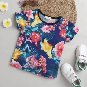 Floral Printed Top - Blue