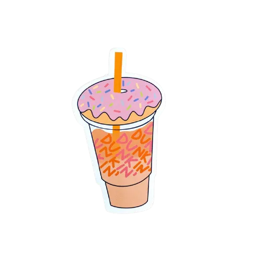 Iced Coffee Sticker