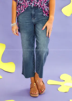 Isabella Hayes Wide Leg Crop Jeans