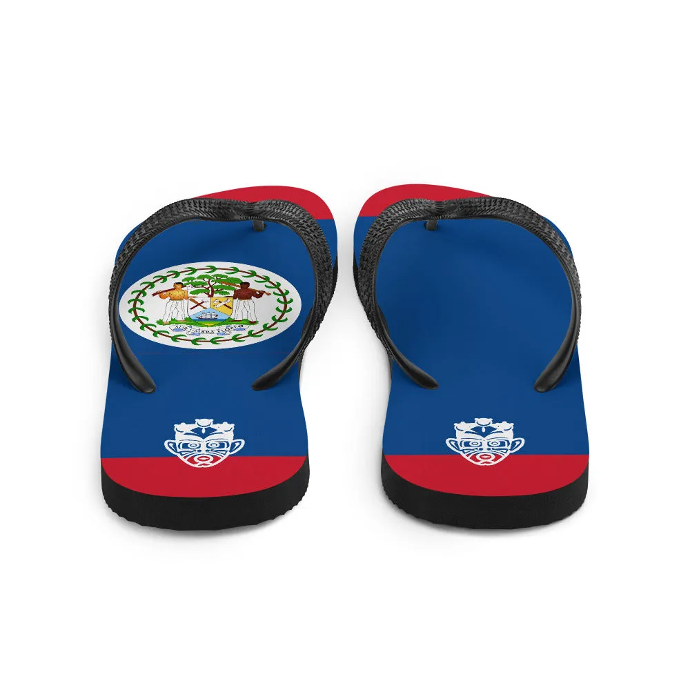 Island Flag - Belize Flip Flops