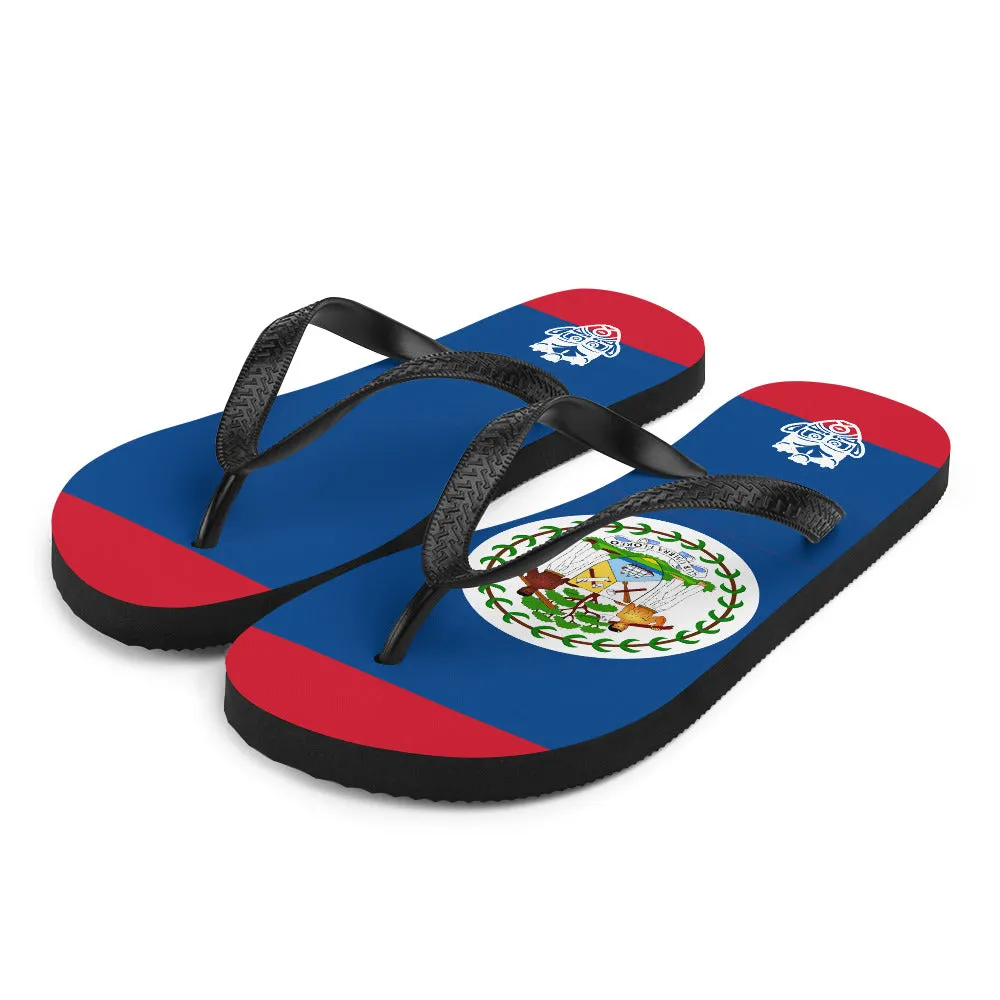 Island Flag - Belize Flip Flops