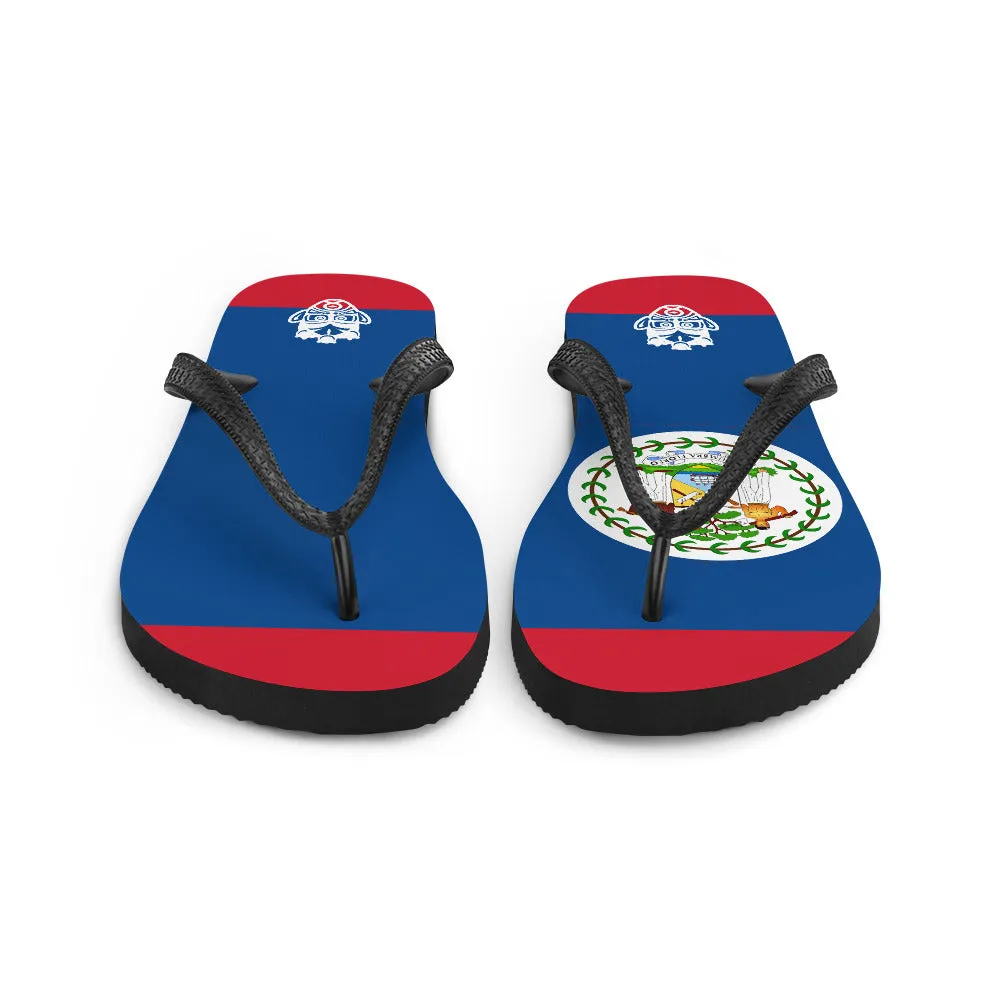 Island Flag - Belize Flip Flops