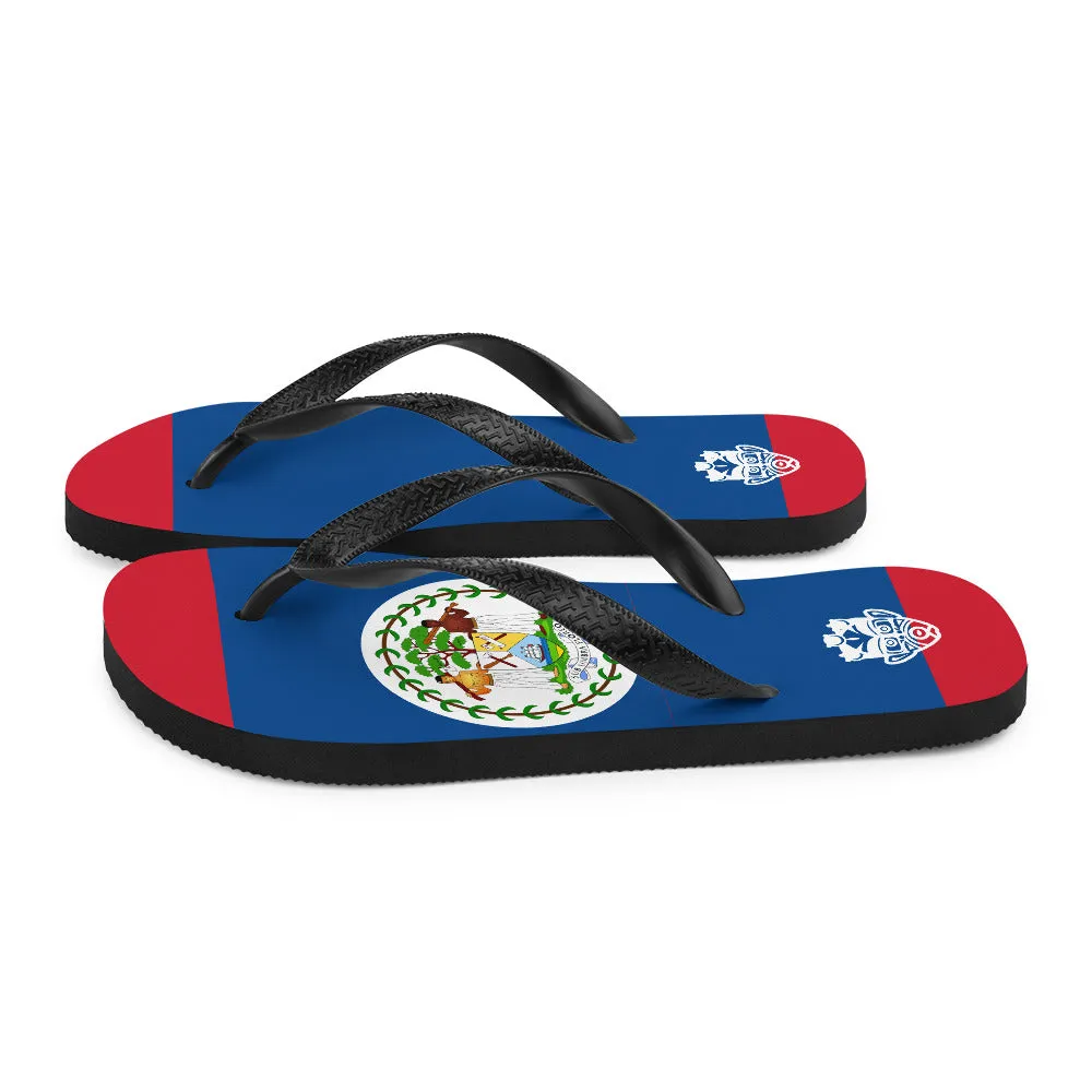 Island Flag - Belize Flip Flops