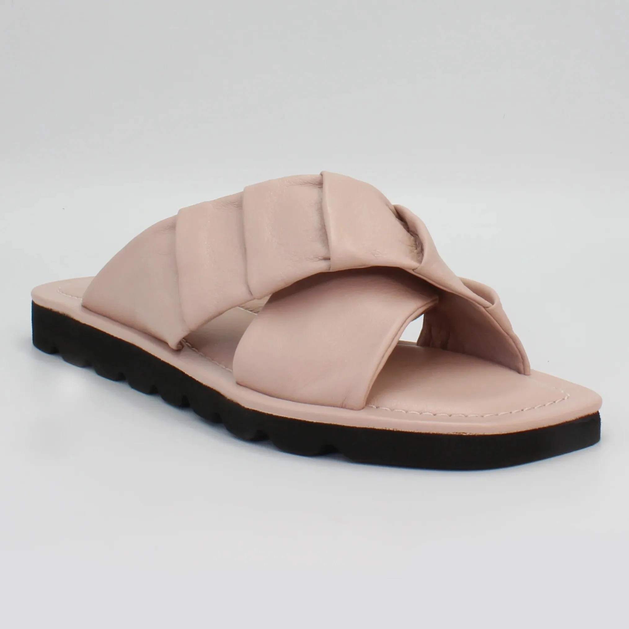 Ladies Sandal in Calf Leather Cipria Nude (RPW2161)