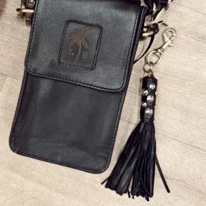 Leather Studded Tassel