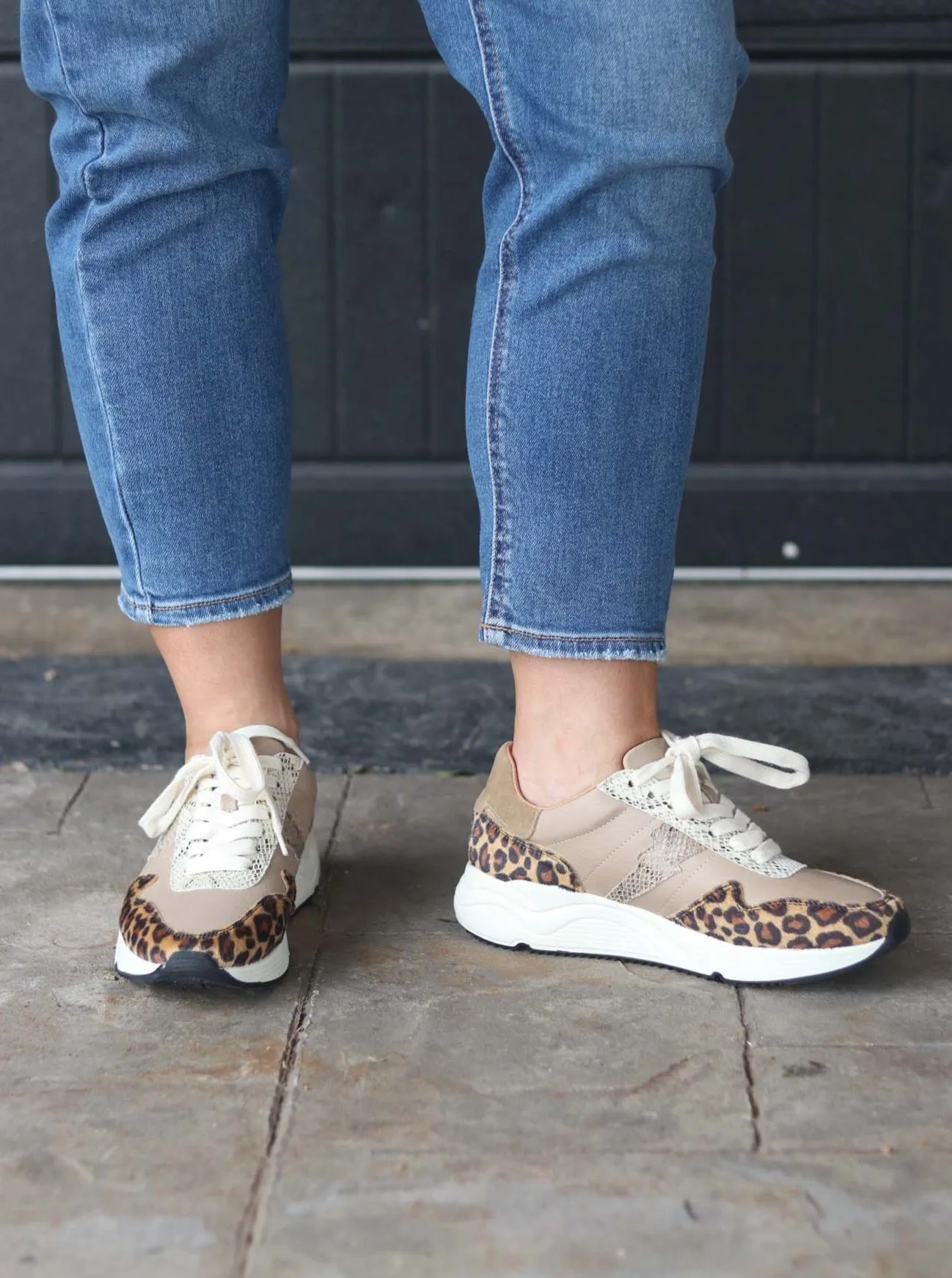 Leopard Print Sporty Sneaker