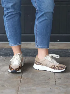 Leopard Print Sporty Sneaker
