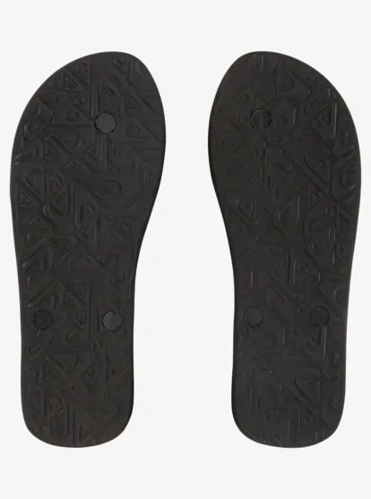 Men Molokai Art II Flip-Flops - Black/Grey/Blue