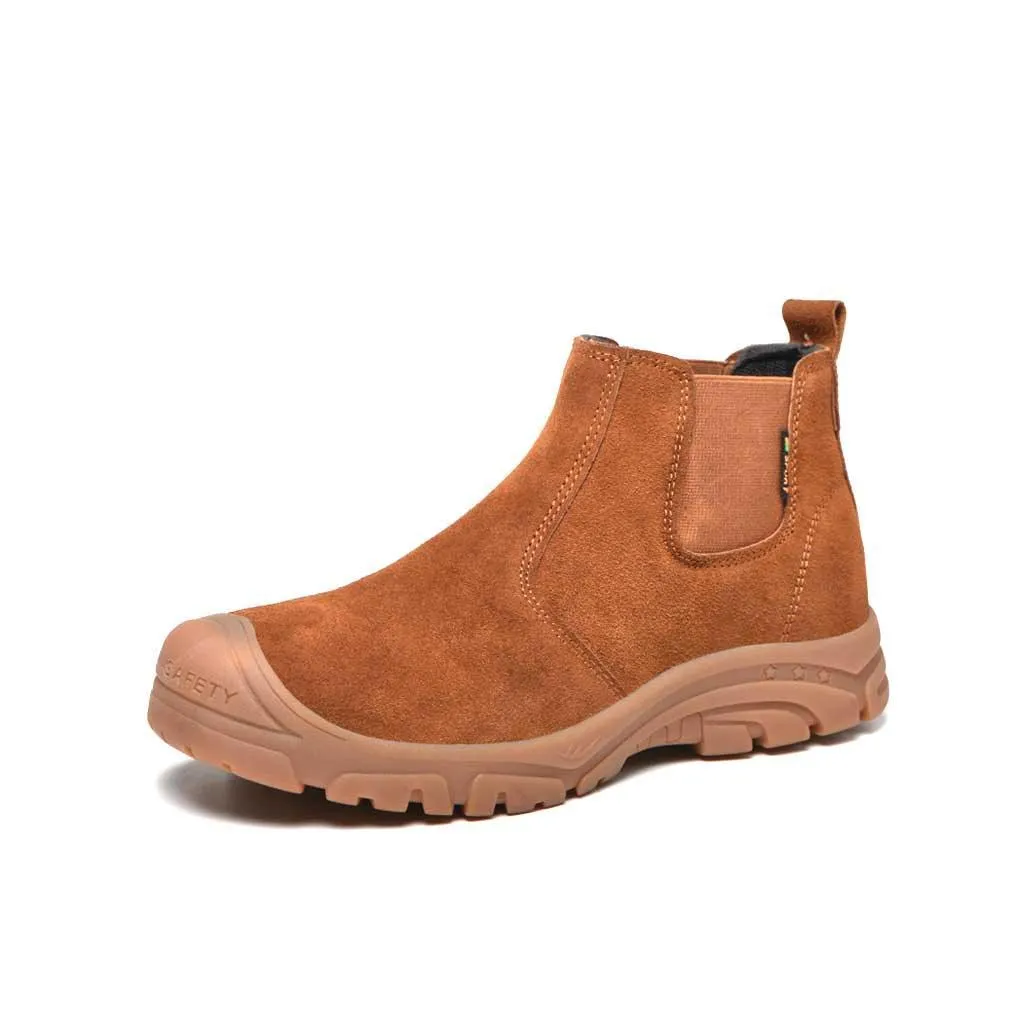 Men's Steel Toe Chelsea Boots - Slip Resistant | B117