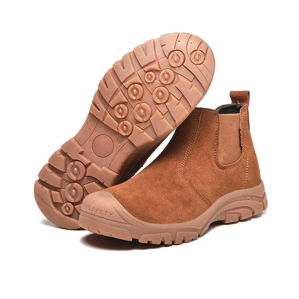 Men's Steel Toe Chelsea Boots - Slip Resistant | B117