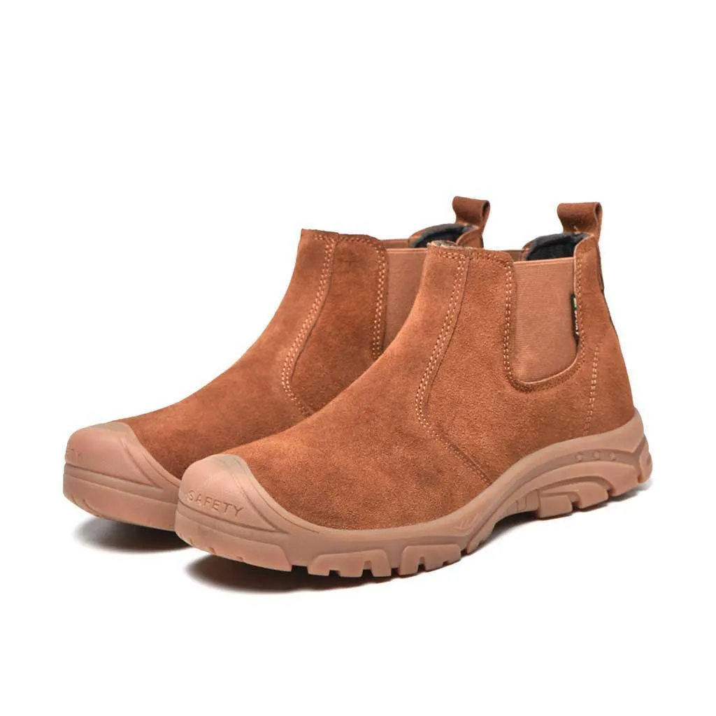 Men's Steel Toe Chelsea Boots - Slip Resistant | B117