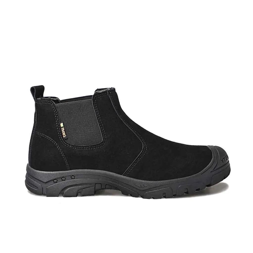 Men's Steel Toe Chelsea Boots - Slip Resistant | B117