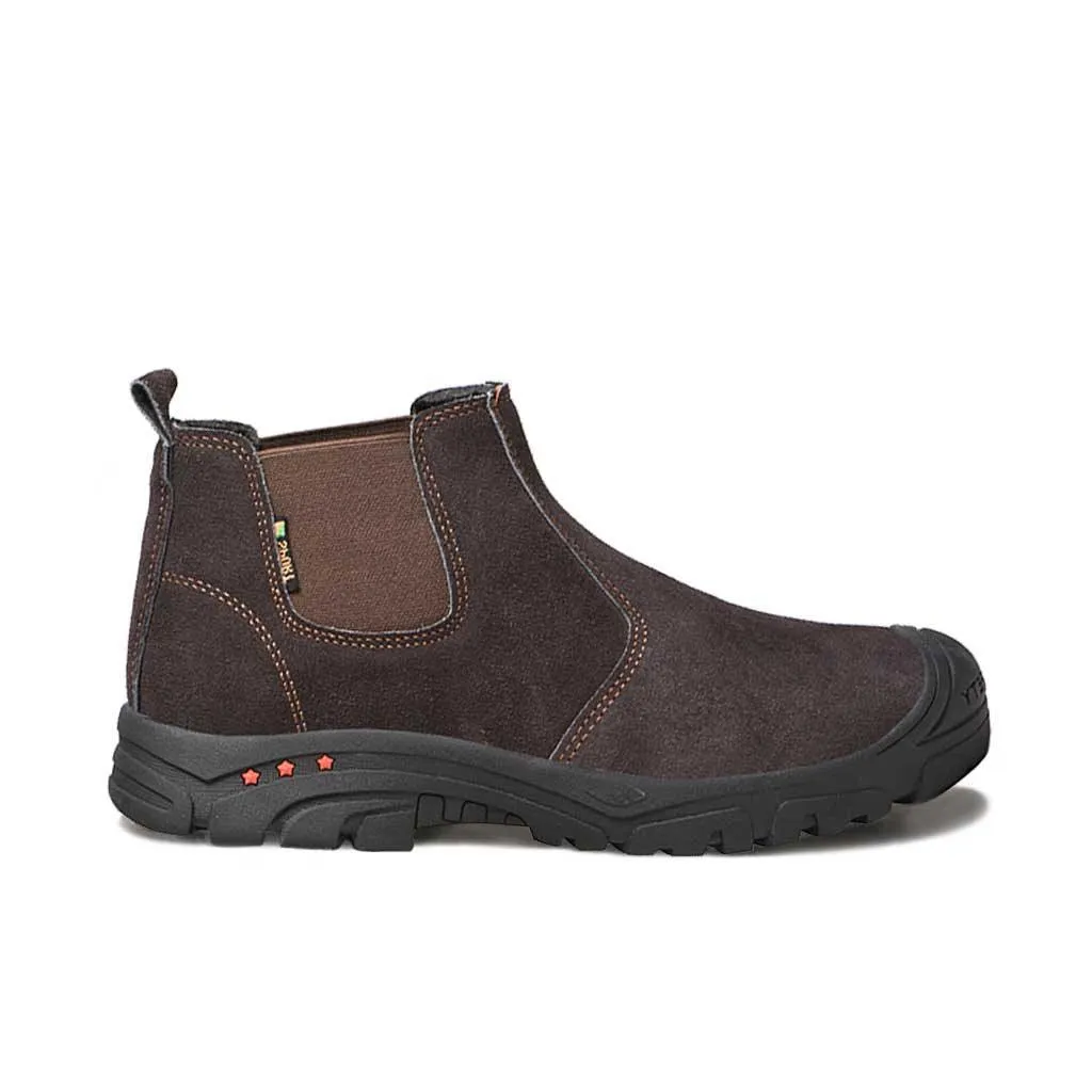 Men's Steel Toe Chelsea Boots - Slip Resistant | B117