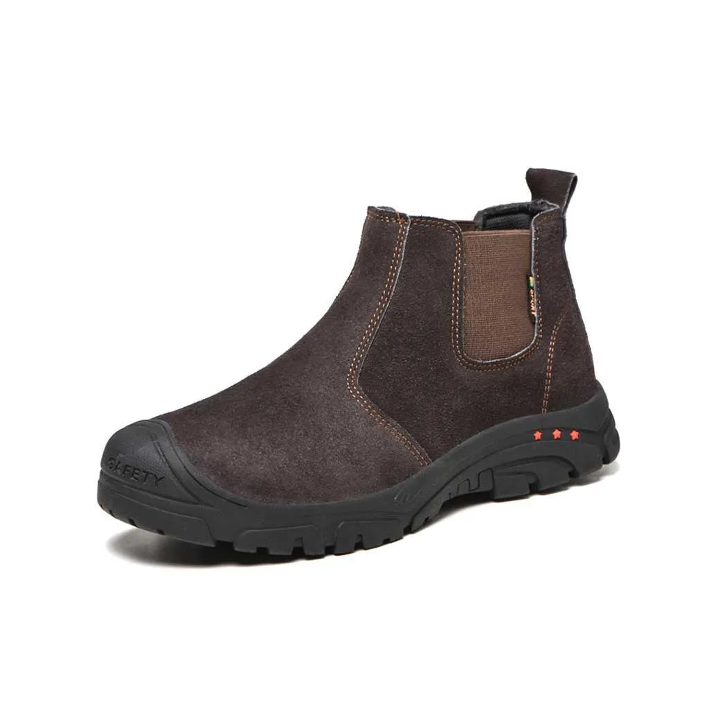 Men's Steel Toe Chelsea Boots - Slip Resistant | B117