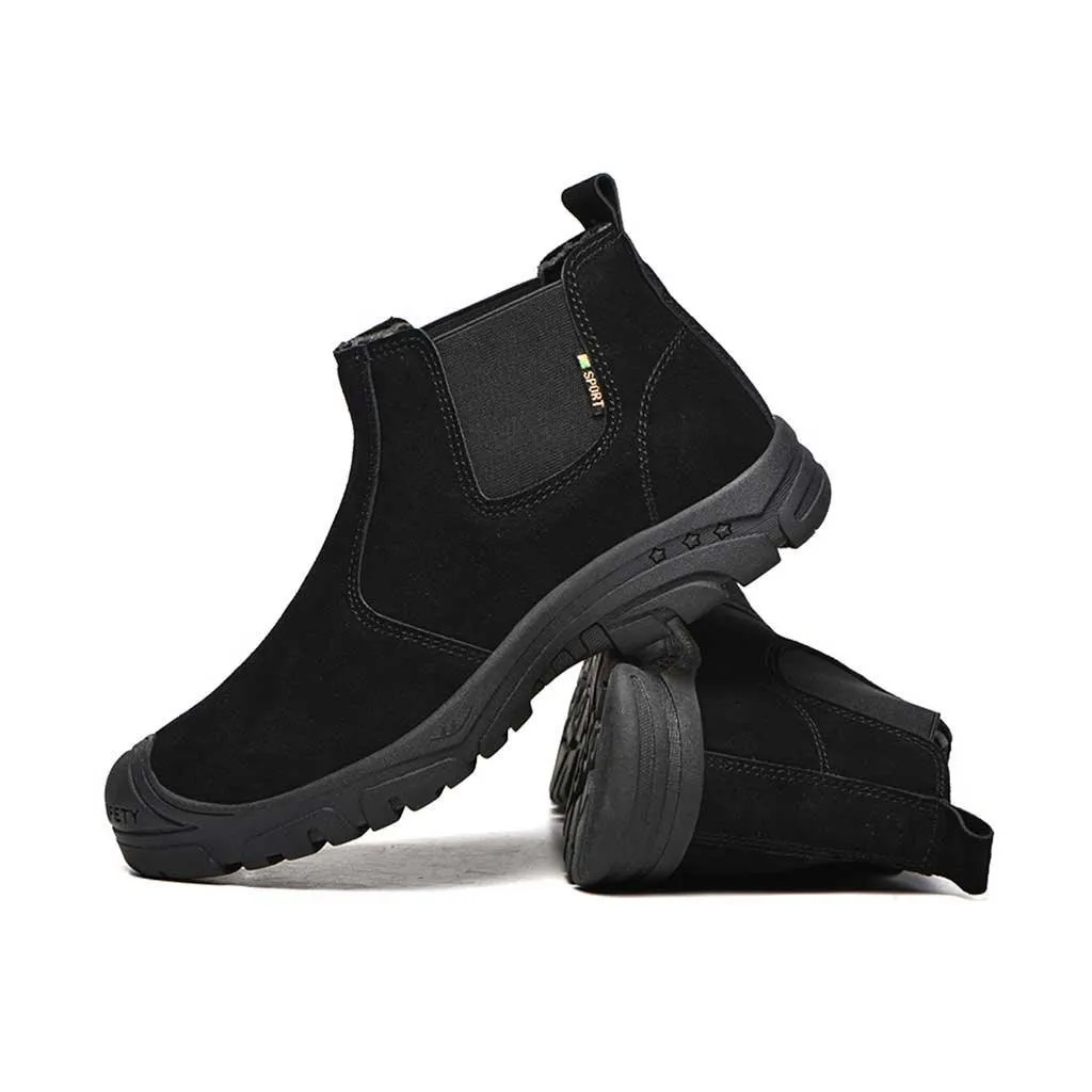 Men's Steel Toe Chelsea Boots - Slip Resistant | B117