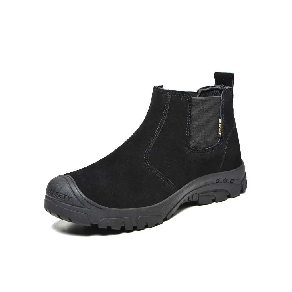 Men's Steel Toe Chelsea Boots - Slip Resistant | B117