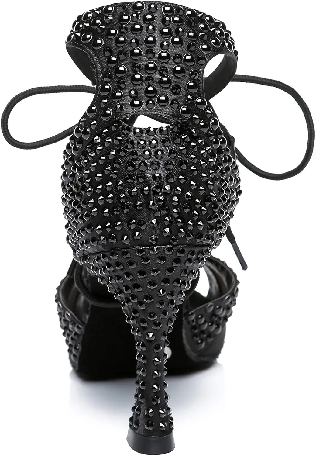Minishion Ballroom Dancing Shoes Rhinestions Sparkle Dance Heels L452