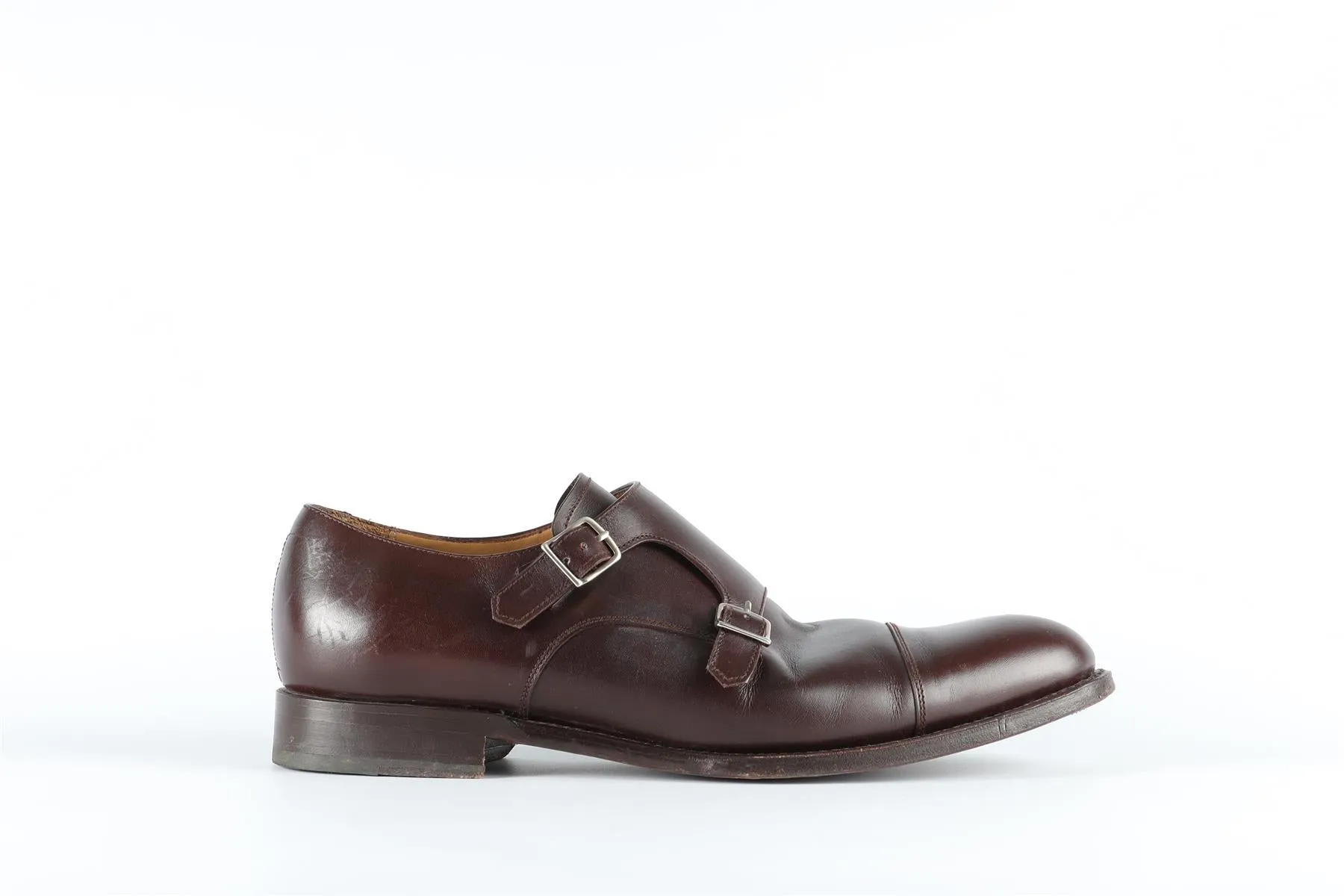 MORJAS BROWN MEN'S LEATHER LOAFERS EU 42 UK 8 US 9