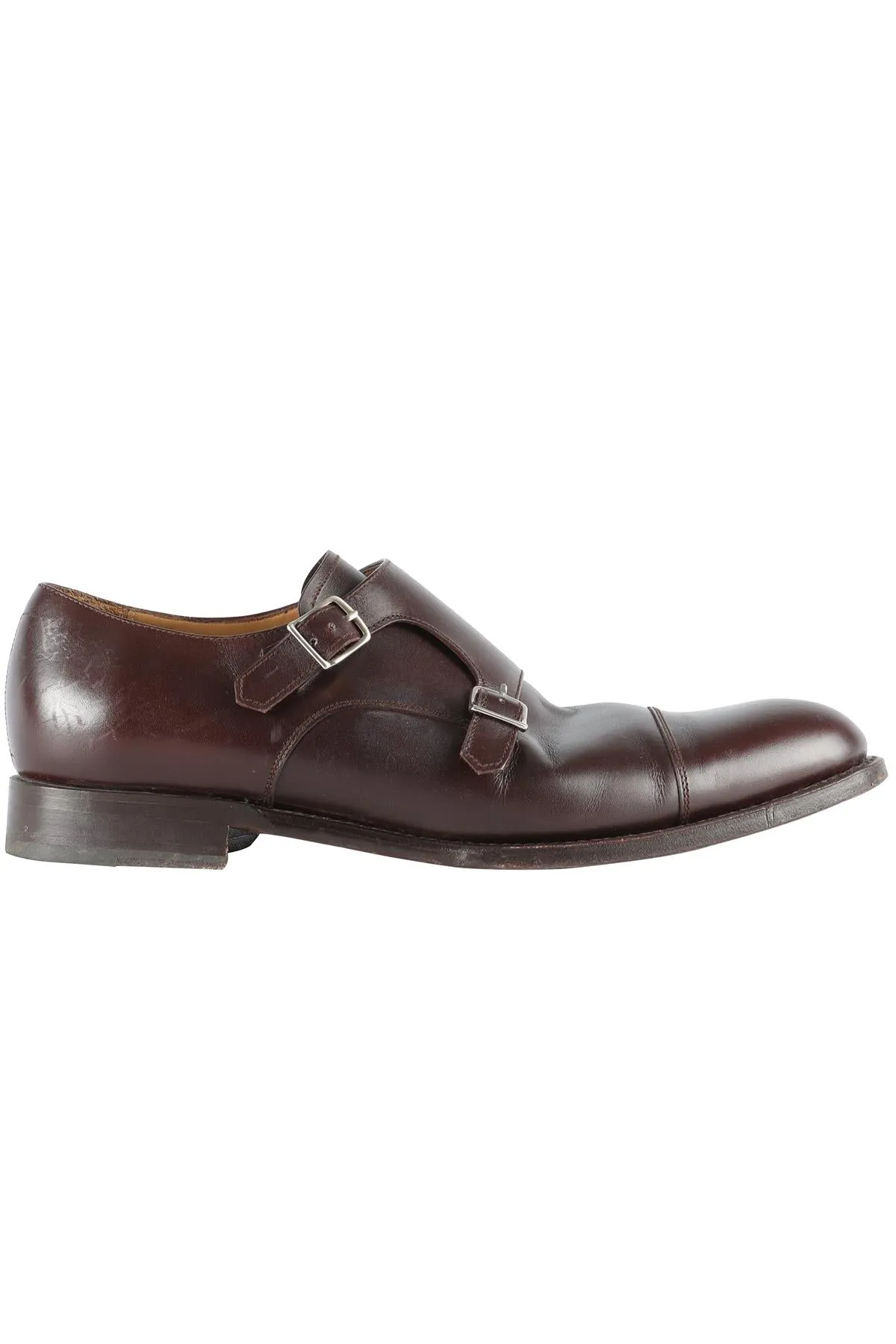 MORJAS BROWN MEN'S LEATHER LOAFERS EU 42 UK 8 US 9