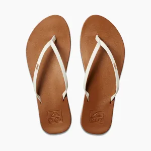 Reef Womens Cushion Slim White Tan