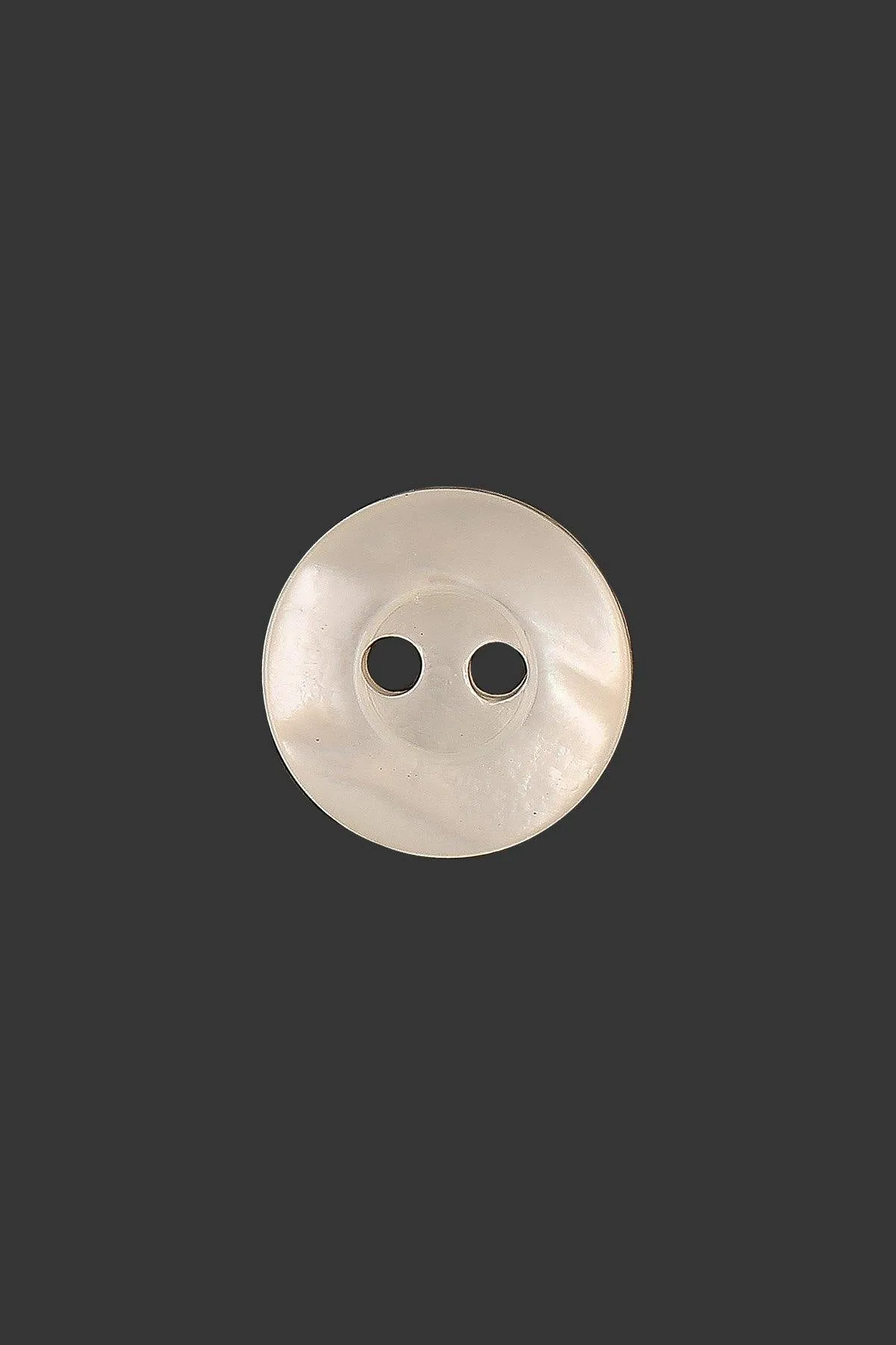 Small Round Shape 2-Hole Rounded Rim Shirt Button
