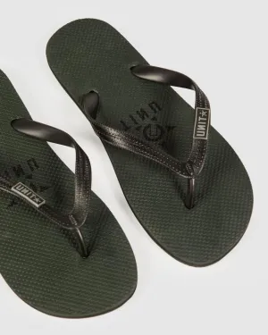 Unit 2021 Mens Fixed Flip Flops Military