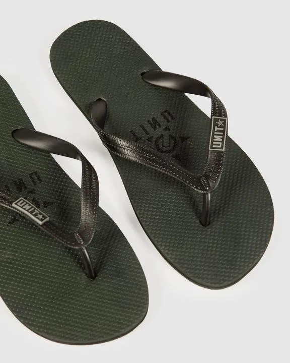 Unit 2021 Mens Fixed Flip Flops Military