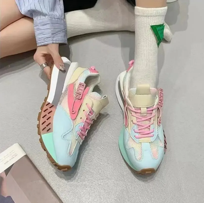Vibrant Women's Breathable Sneakers - Limited Edition