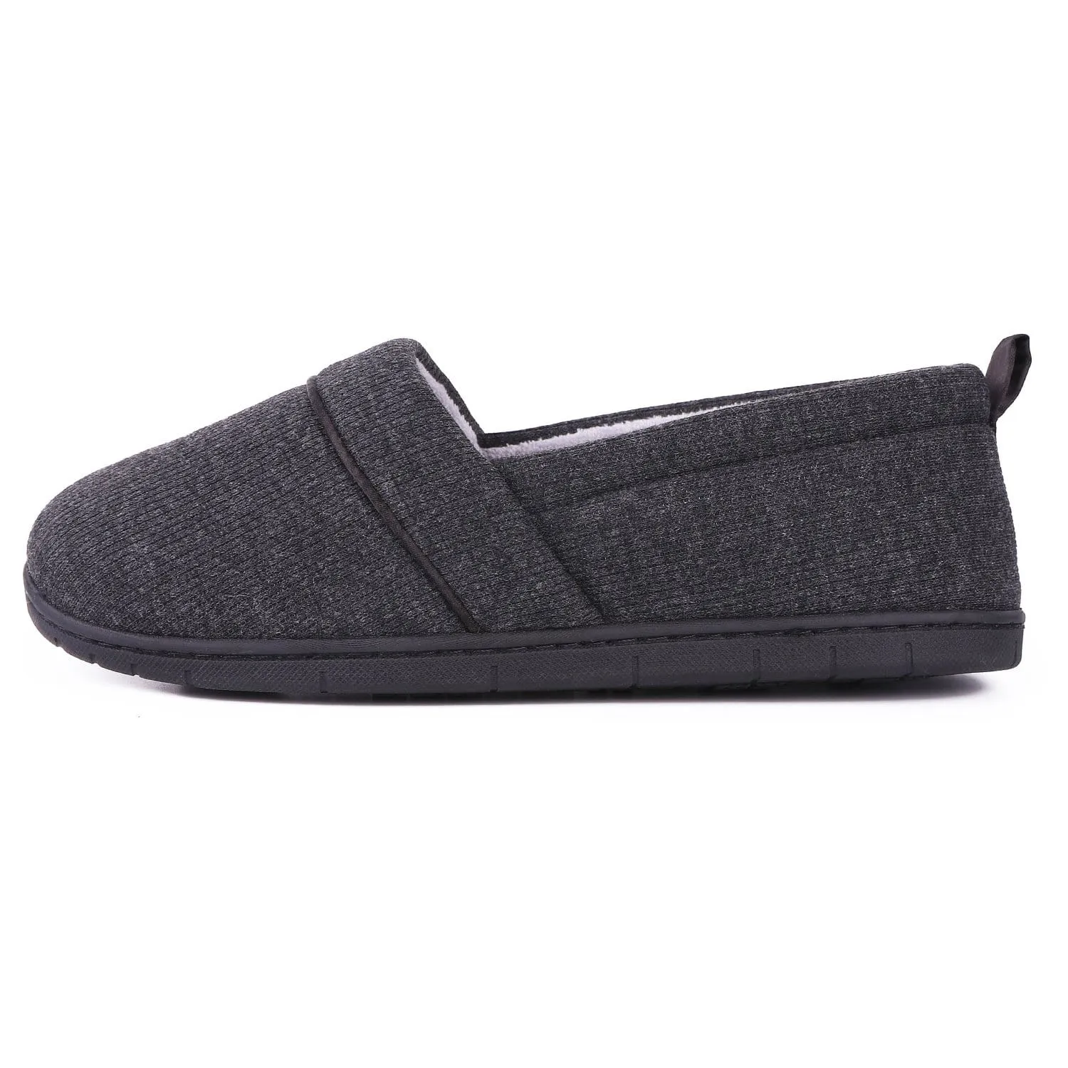 Women's Comfort Knit Loafer Light Weight Slippers with Anti-Skid Rubber Sole
